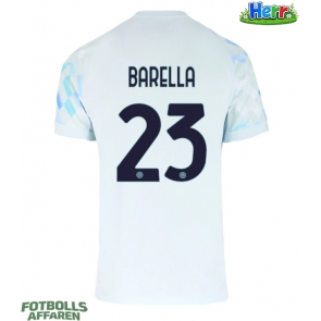 Inter Milan Nicolo Barella #23 Bortatröja 2025-26 Kortärmad